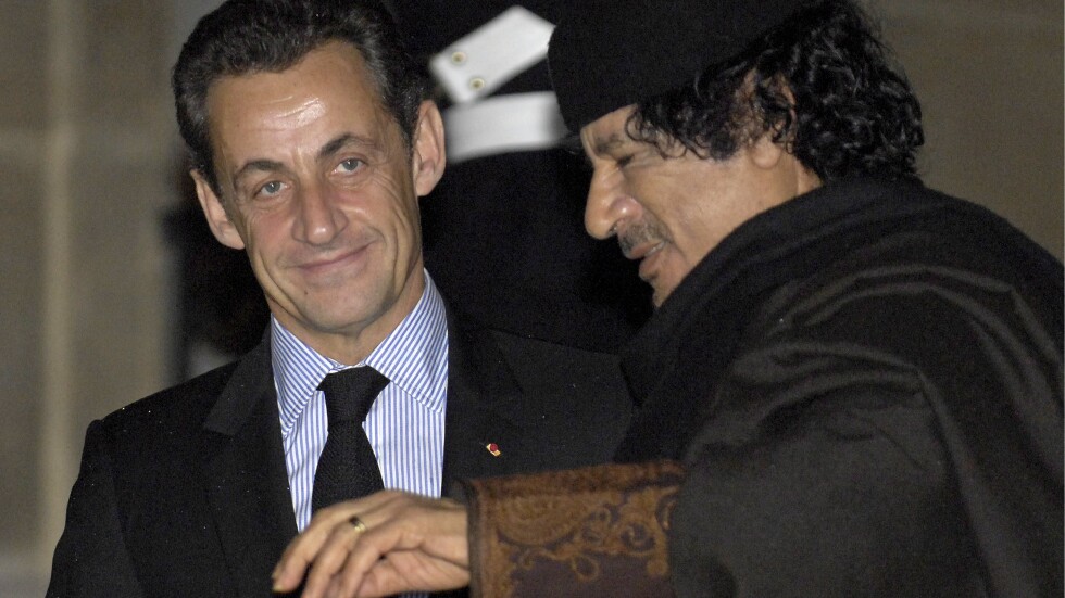 Финансирал ли е диктатор кампанията на бившия френски президент Никола Саркози? 