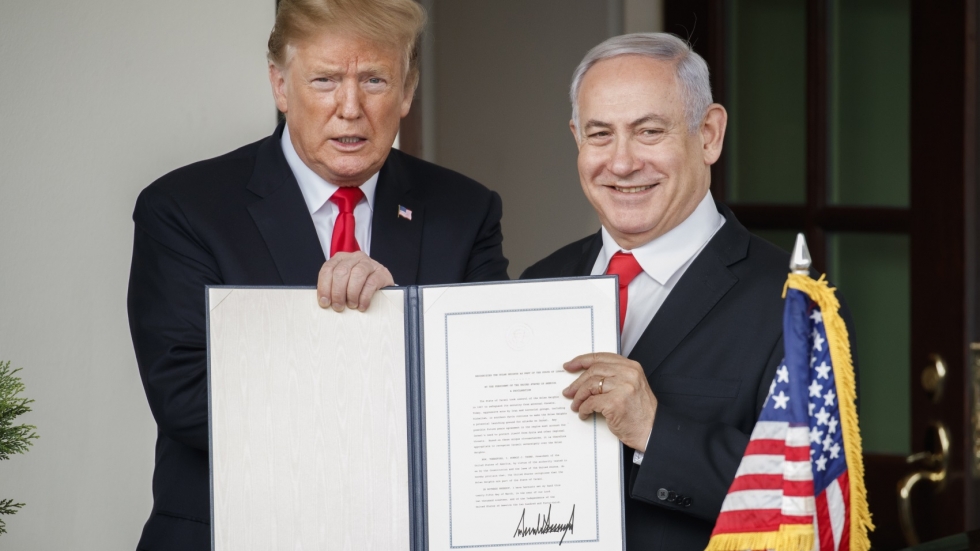 Тръмп призна Голанските възвишения за част от Израел 