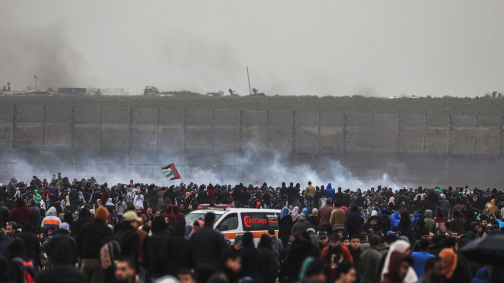 Масови протести по границата между Израел и ивицата Газа