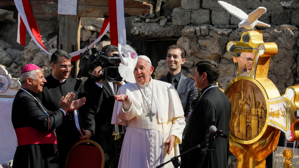 Папа Франциск отслужи специална меса за жертвите на Ислямска държава в Мосул