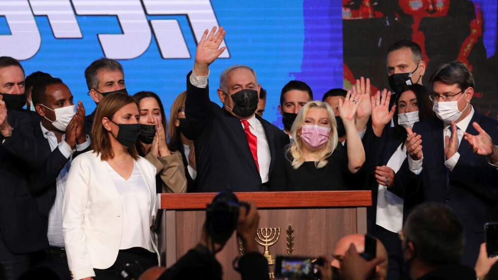 Партията на Нетаняху остава най-голямата политическа сила в Израел