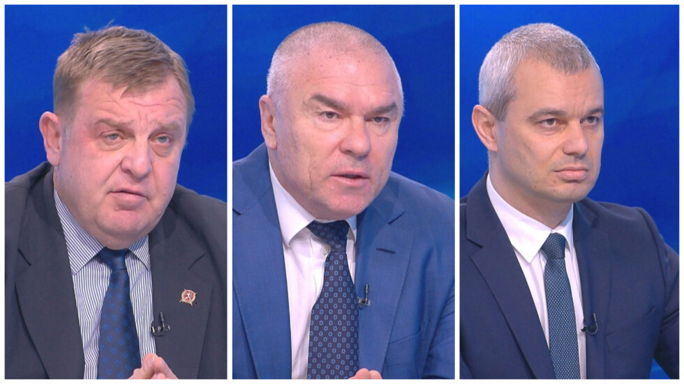 "Новият парламент – силата е в твоя глас": Красимир Каракачанов, Веселин Марешки и  Костадин Костадинов