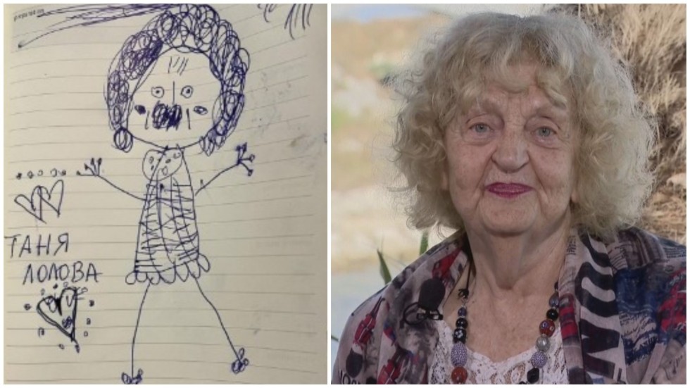 Как внучката на Катето Евро нарисува Татяна Лолова