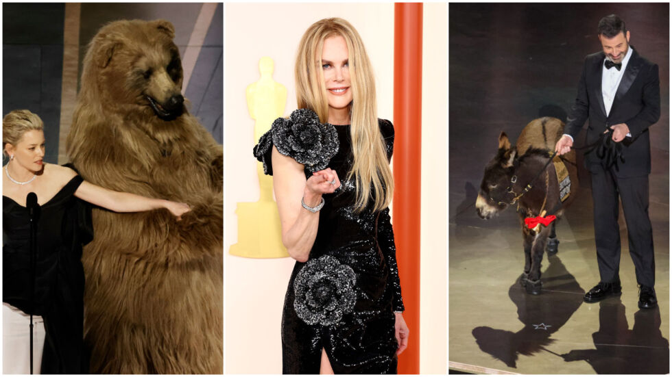 Магаренце, рози и танцуваща мечка - най-любопитното от Оскарите (СНИМКИ)