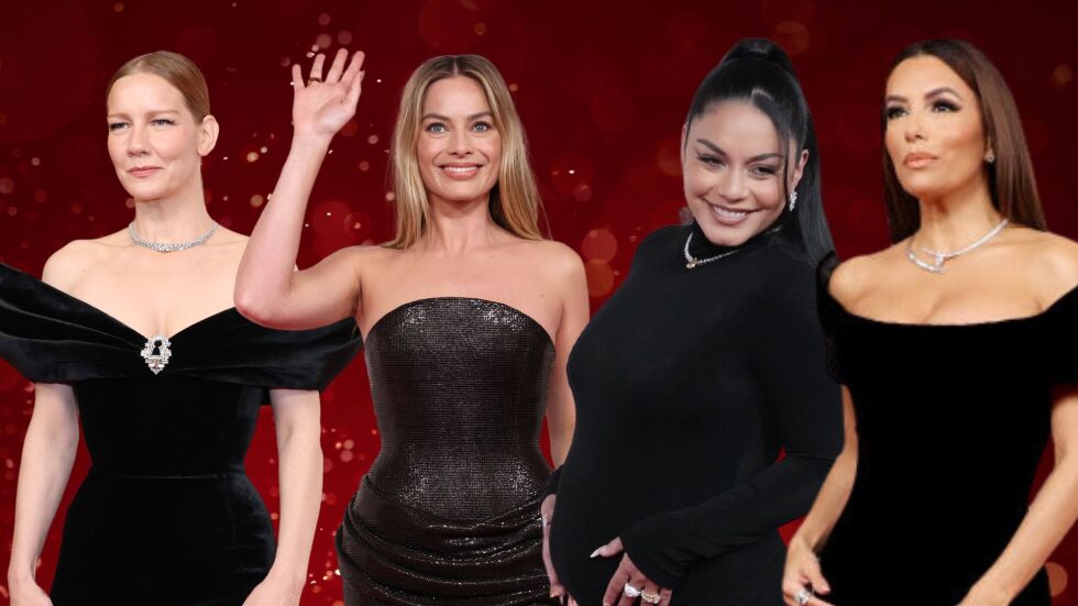 „Черната рокля“ завладя червения килим на наградите „Оскар“