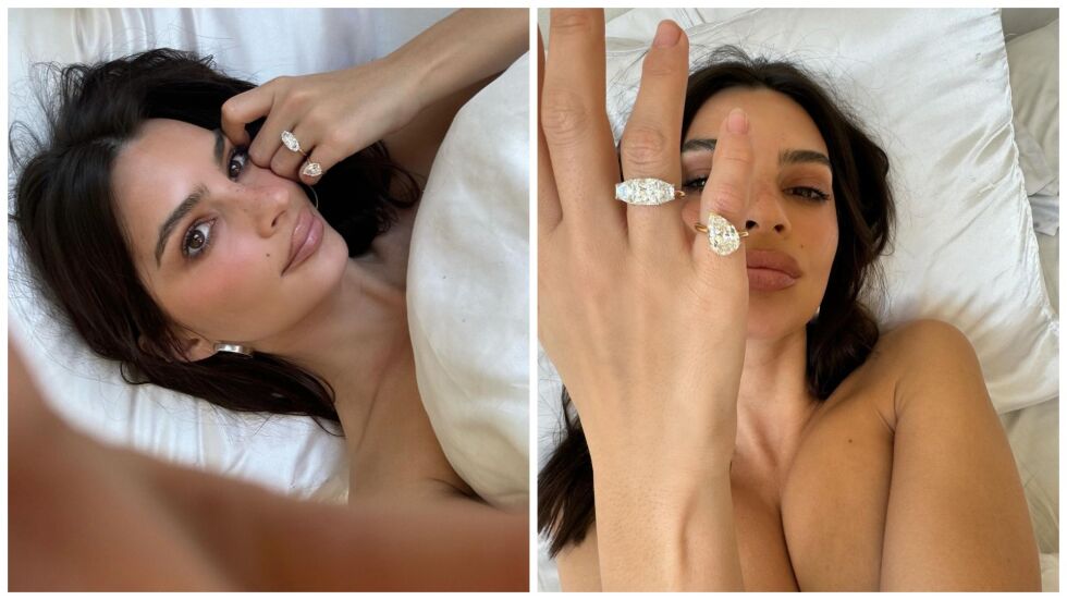 Развод със стил: Емили Ратайковски разцепи годежния си пръстен на две (СНИМКИ)