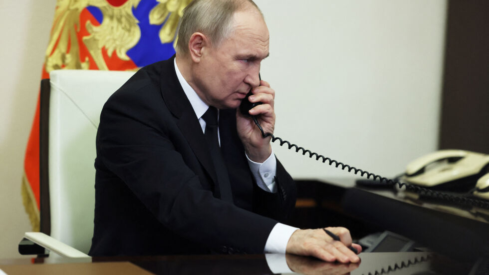 Путин с обръщение към нацията: Атентаторите са имали осигурен прозорец за бягство към Украйна