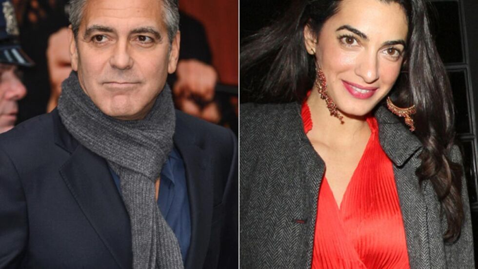 Джордж Клуни отпразнува годежа си