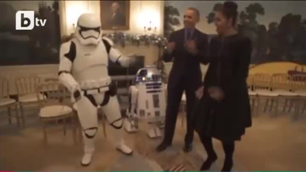 Обама отбеляза международния ден на "Междузвездни войни" с танц (ВИДЕО)
