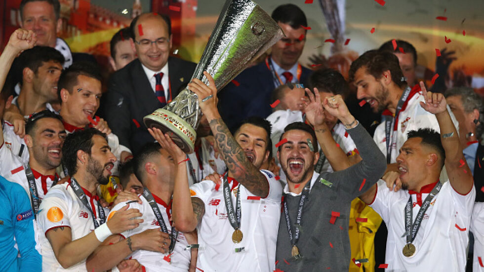 Севиля спечели Лига Европа за трета поредна година (ВИДЕО)