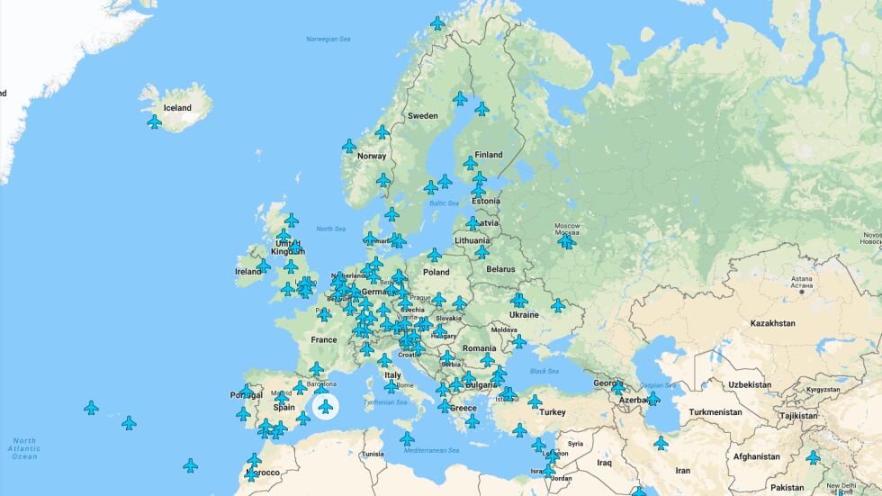 Тази карта показва паролите за безжичен интернет на летищата по света