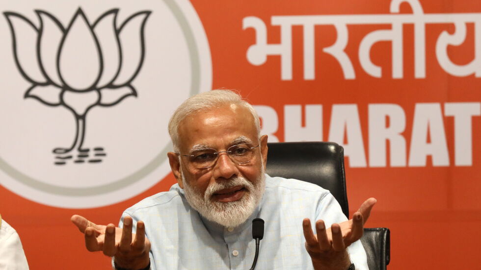  Премиерът на Индия Нахендра Моди евентуално ще бъде избран отново на поста 