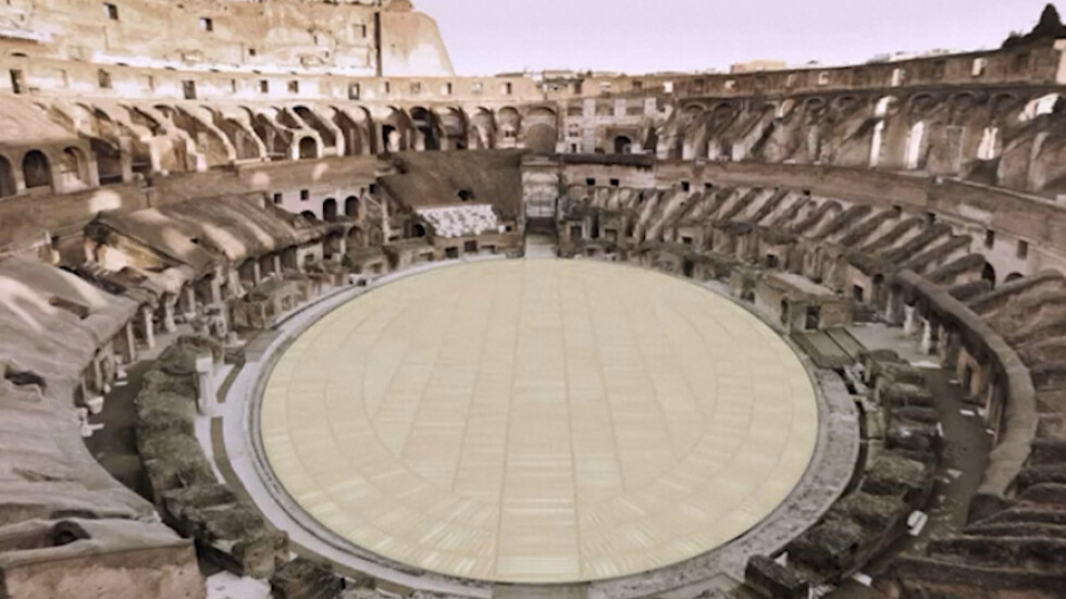 Анимация показва как ще иглежда реновираният Колизеум