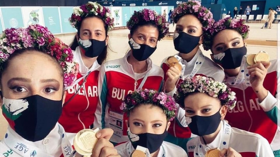 Нашите момичета: 8 медала и 4 титли спечелиха българските художествени гимнастички в Баку