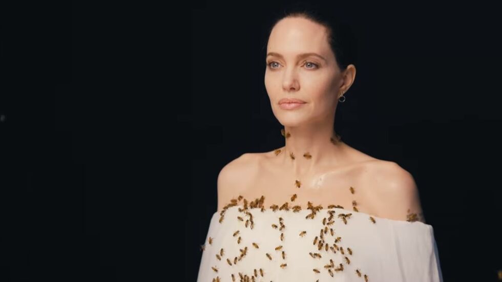 Анджелина Джоли в смела фотосесия за Световния ден на пчелите (ВИДЕО)