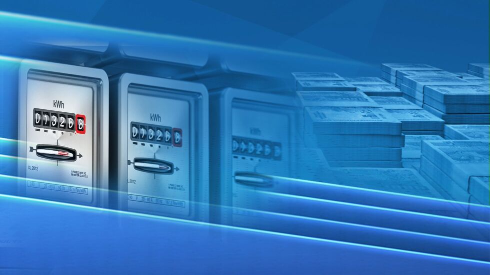  Цената на тока се покачва приблизително с 4,4%, алегорично нарастване на парното 