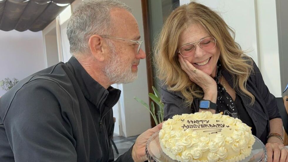 Том Ханкс празнува 35 години щастлив брак с Рита Уилсън