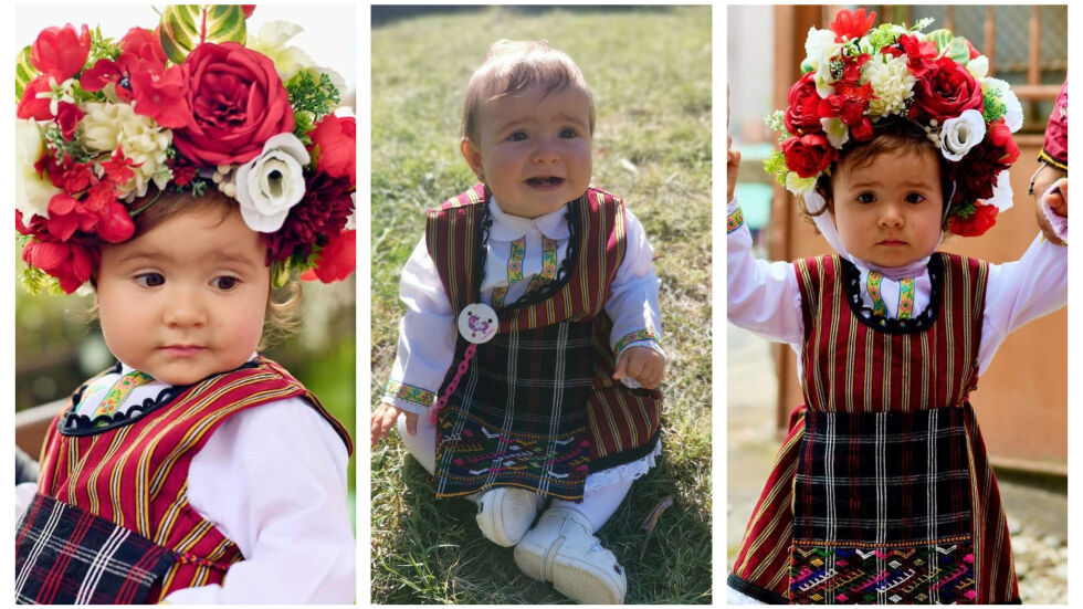 Снимки, които ни усмихнаха: Малката Хрисия, която пази традициите живи