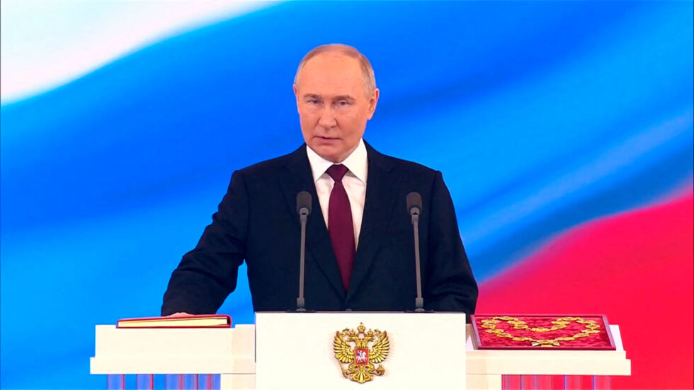 Путин положи клетва, Западът бойкотира церемонията