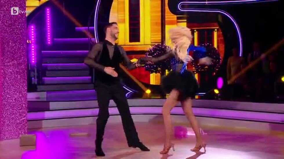 40 точки за огнената Натали Трифонова и Димитър в полуфинала на "Dancing Stars" (ВИДЕО)