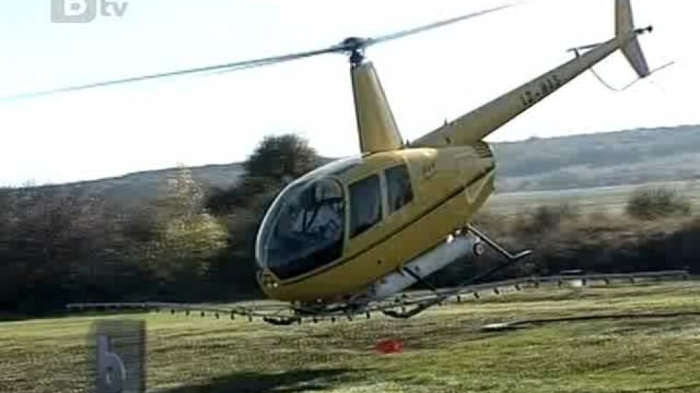 Частен хеликоптер падна край хасковско село
