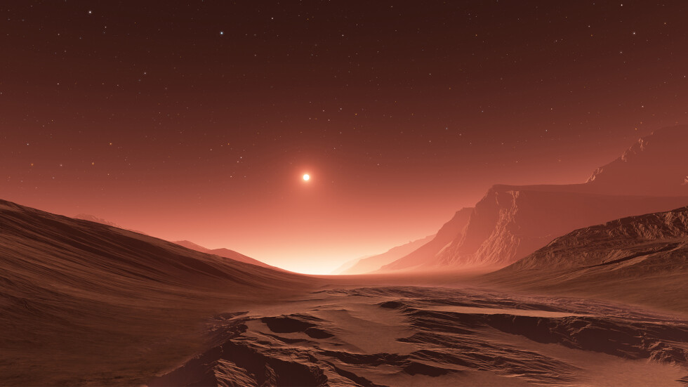 Красотите на Марс: НАСА публикува снимки от „червената планета”