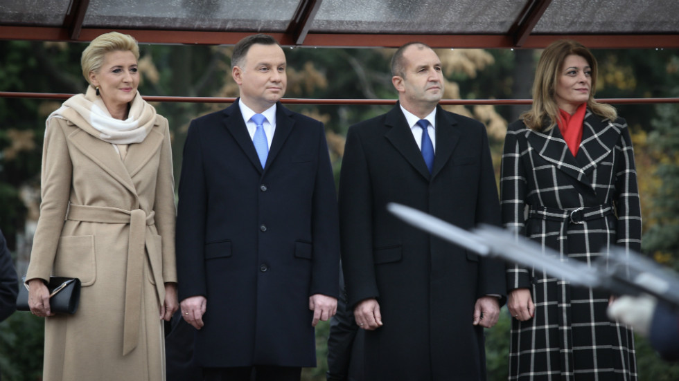 Президентът на Полша Анджей Дуда пристигна на посещение в България