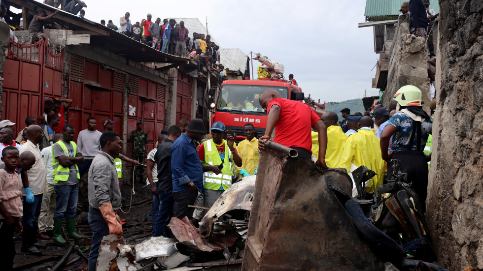 Над 20 жертви при самолетната катастрофа в Конго 