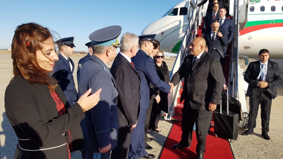 Премиерът Бойко Борисов пристигна във Вашингтон