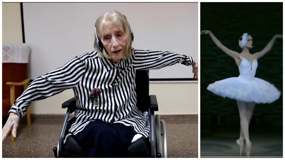 Балерина с Алцхаймер реагира по изумителен начин, когато отново чува "Лебедово езеро"