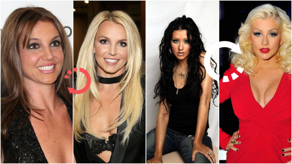 Пълна промяна: 5 известни блондинки, които са били и брюнетки 
