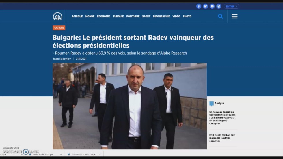 Победата на Румен Радев с отзвук в чуждестранните медии