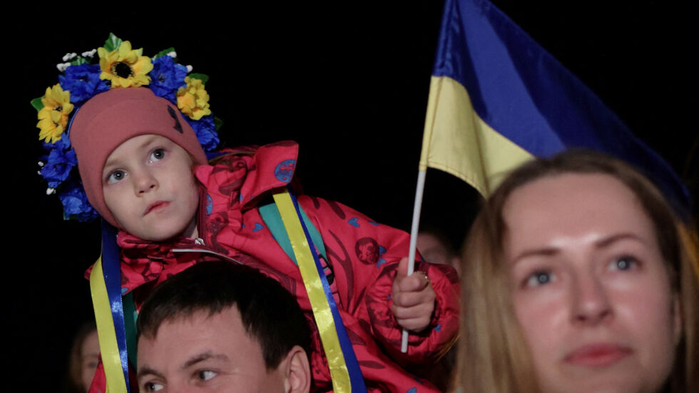 В Украйна празнуваха освобождаването на Херсон (СНИМКИ)