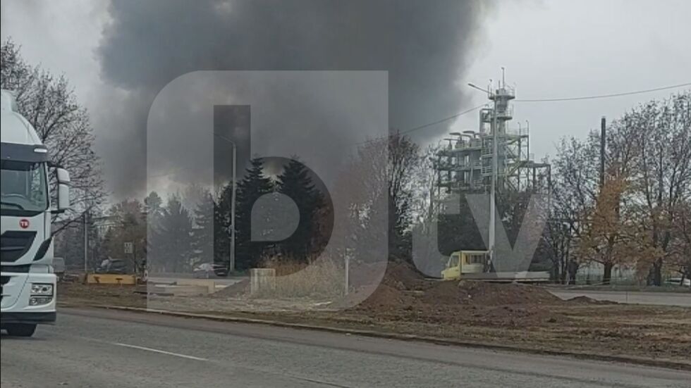 Взрив на цистерна близо до предприятие в Русе (ВИДЕО)