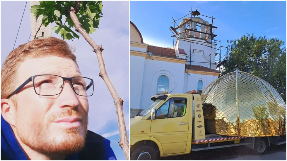 Яни Андреев от "Фермата" за ремонта на църквата в село Книжовник (СНИМКИ)