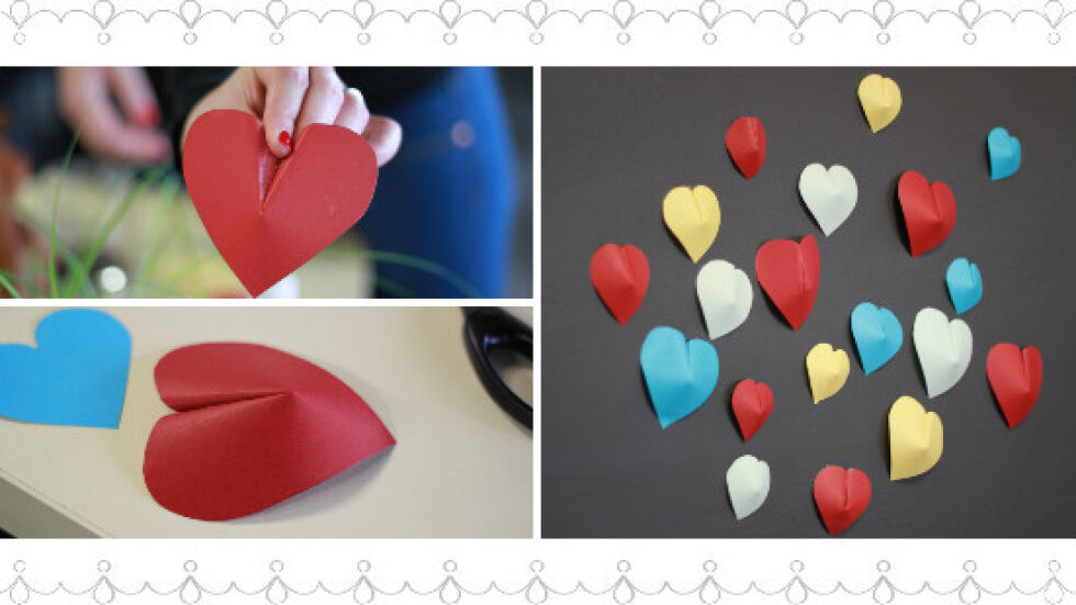 Направи си 3D сърце от хартия