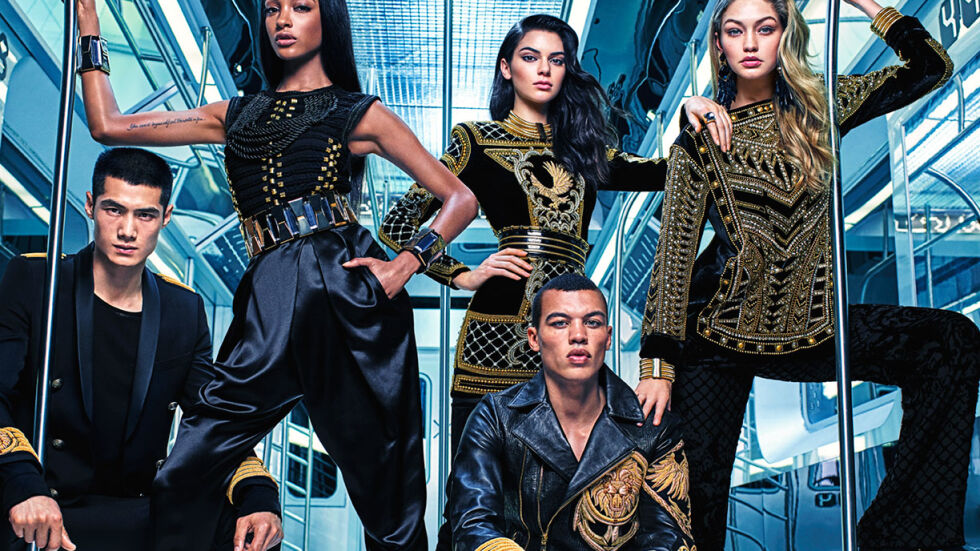  Кендал, Джиджи и Джордан са звездите в рекламната кампанията на Balmain х H&M 