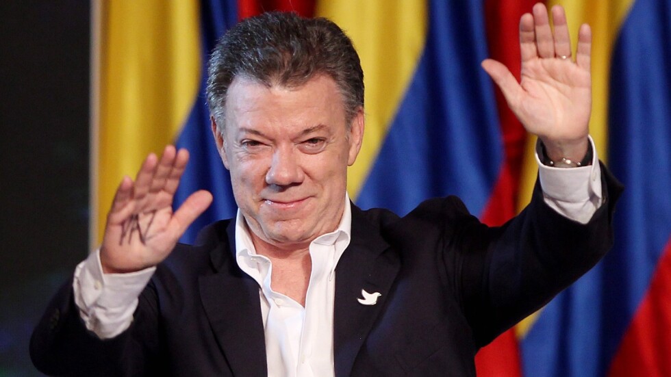Колумбийският президент взе Нобеловата награда за мир