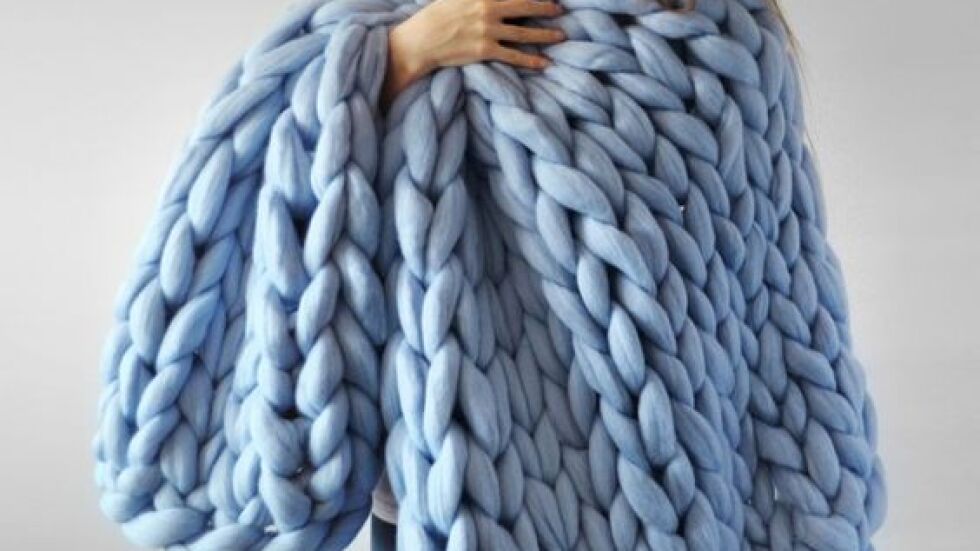 Как да изплетете одеяло без игли