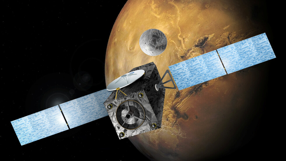 "Скиапарели" предаде първия си сигнал от Марс