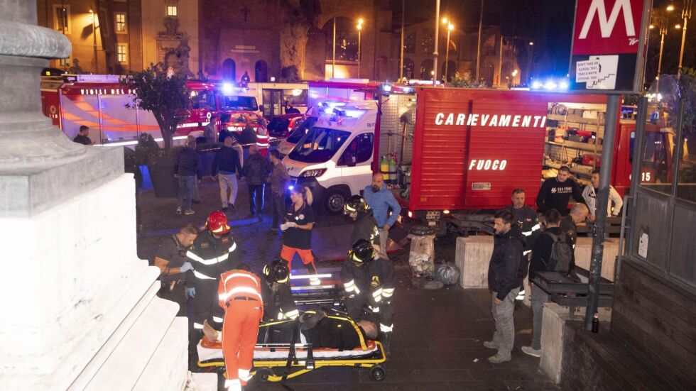 Десетки ранени при инцидент с ескалатор в метрото на Рим (ВИДЕО И СНИМКИ)
