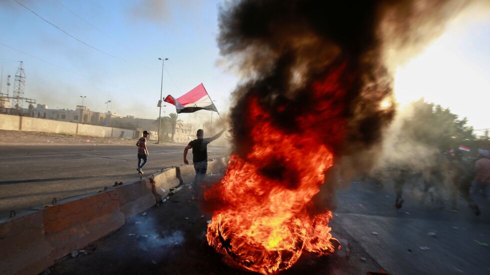 Близо 100 души са загинали по време на четиридневните демонстрации в Ирак