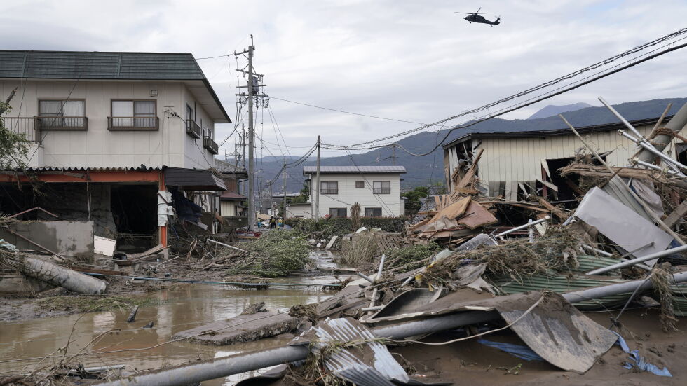 70 са вече жертвите на тайфуна "Хагибис" в Япония