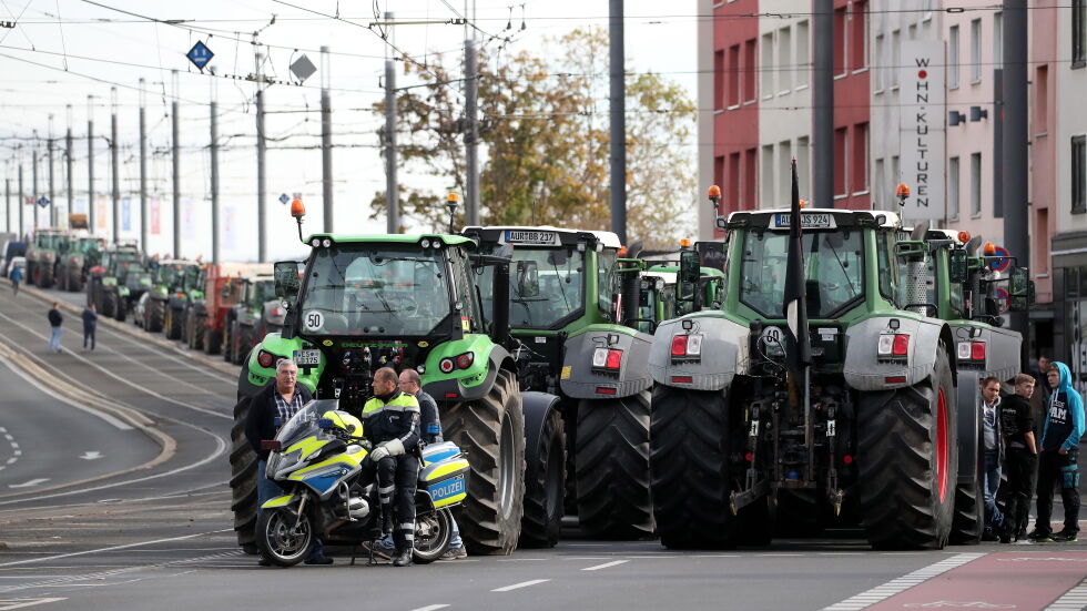 Вълна от протести на фермери в Германия и Франция 