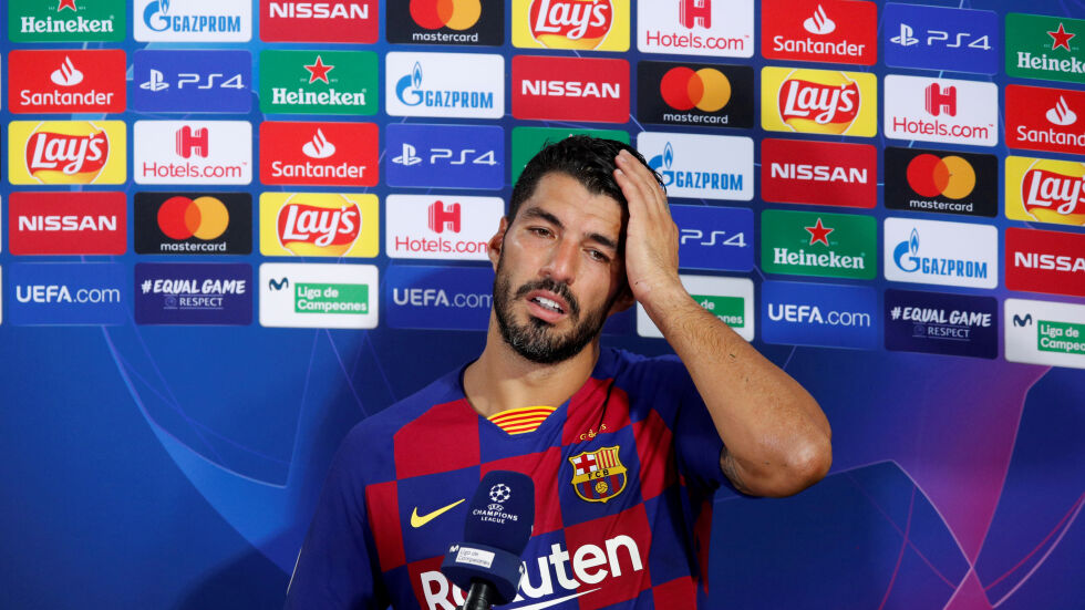 Луис Суарес плакал с дни заради нежеланата раздяла с "Барселона"