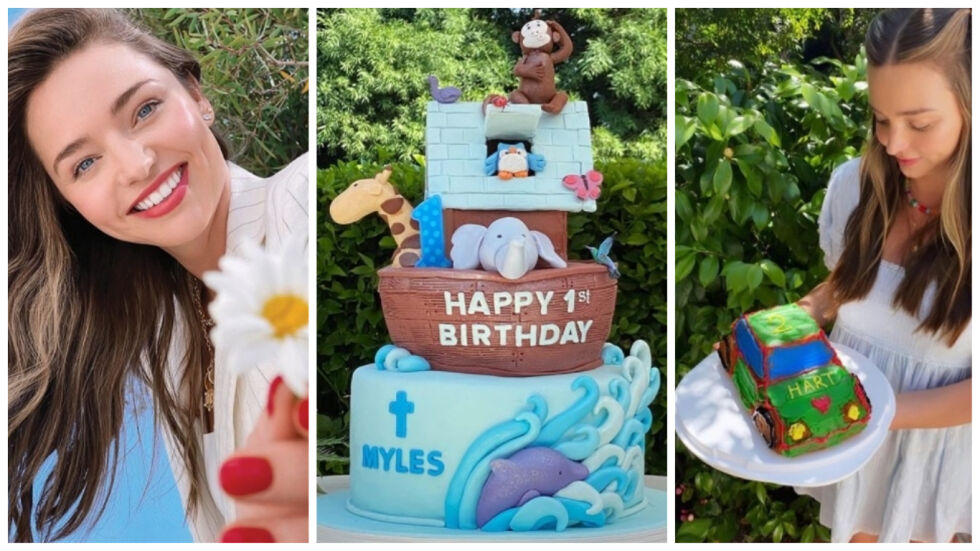 Оригиналните торти, с които моделът Миранда Кер отбелязва рождените дни на децата си