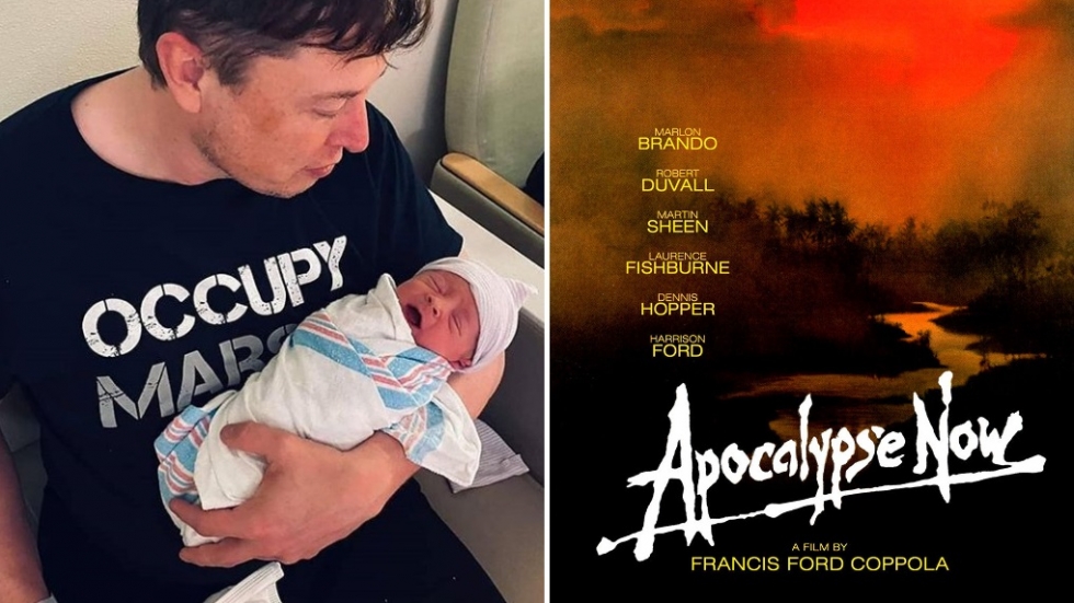 5-месечният син на Илон Мъск вече е гледал „Апокалипсис сега“