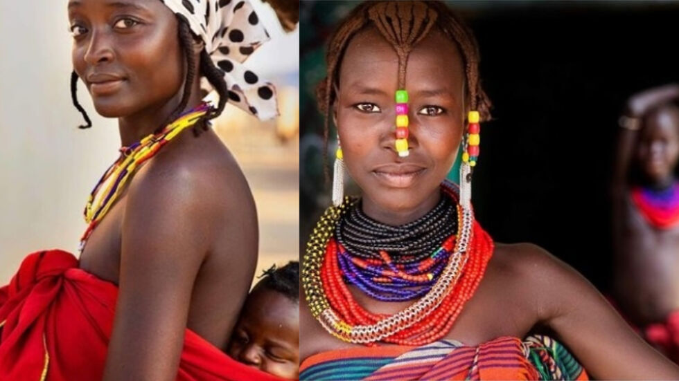  Две африканки, които показват, че женската красота е сила дори накрай света