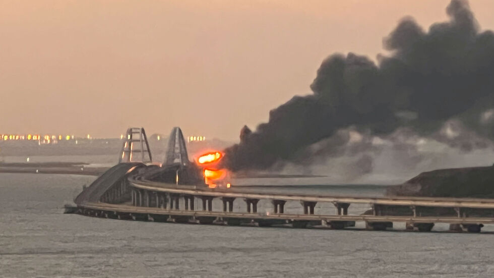 Украинската служба за сигурност пое отговорност за експлозията на Кримския мост през 2022 г.