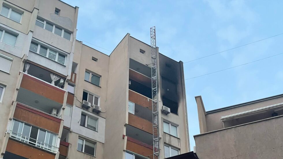 Пожар в жилищен блок в столичния квартал „Младост“ 